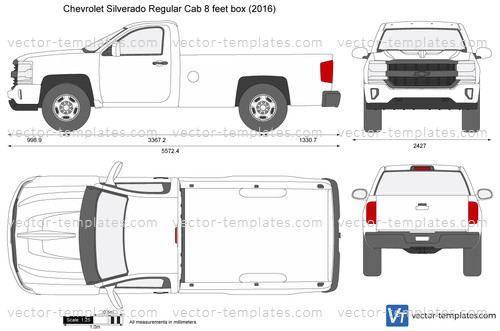 Chevrolet Silverado Regular Cab 8 feet box