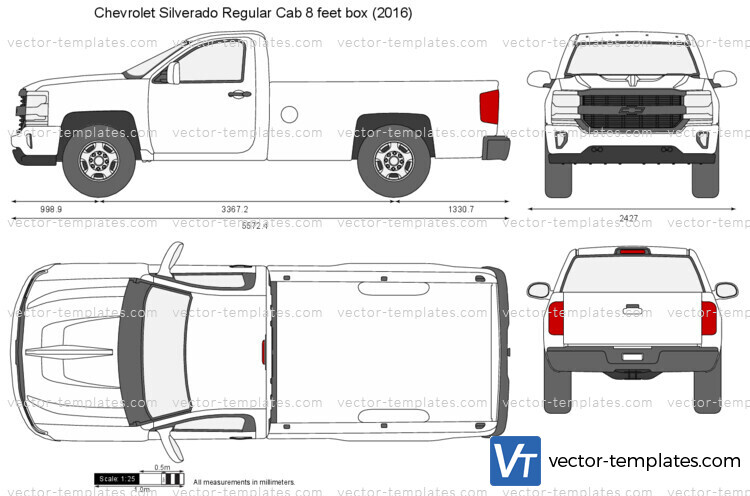 Chevrolet Silverado Regular Cab 8 feet box