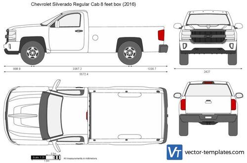 Chevrolet Silverado Regular Cab 8 feet box