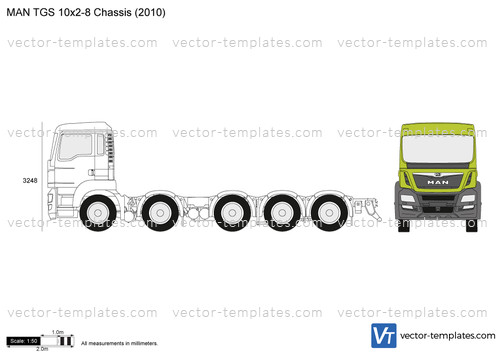 MAN TGS 10x2-8 Chassis