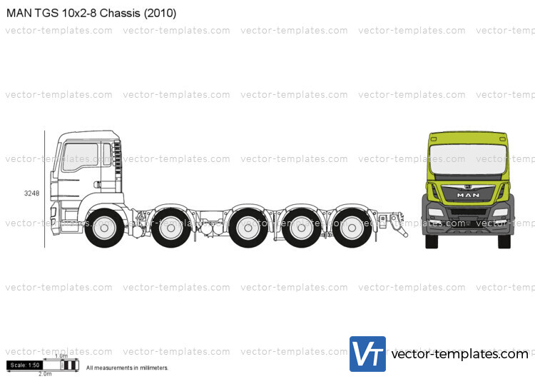 MAN TGS 10x2-8 Chassis