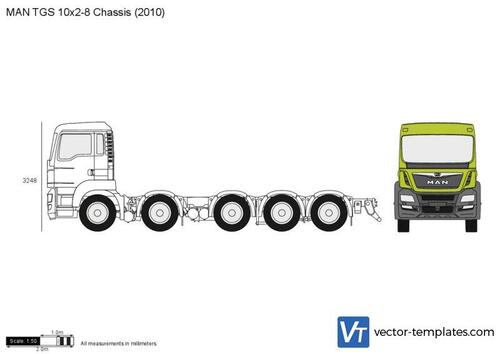 MAN TGS 10x2-8 Chassis