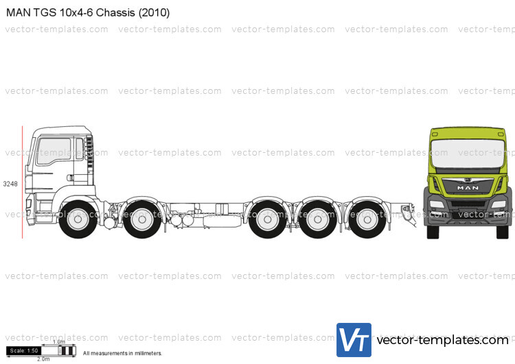 MAN TGS 10x4-6 Chassis