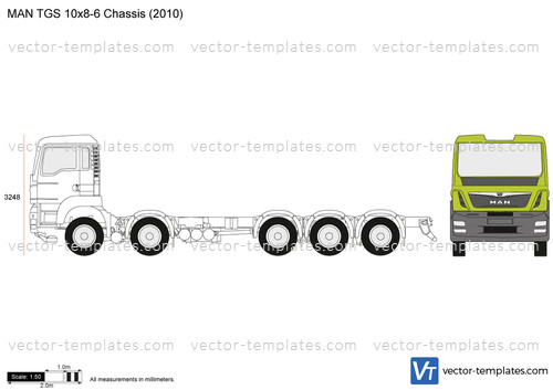MAN TGS 10x8-6 Chassis
