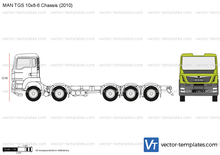 MAN TGS 10x8-6 Chassis