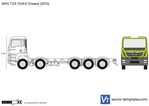 MAN TGS 10x8-6 Chassis