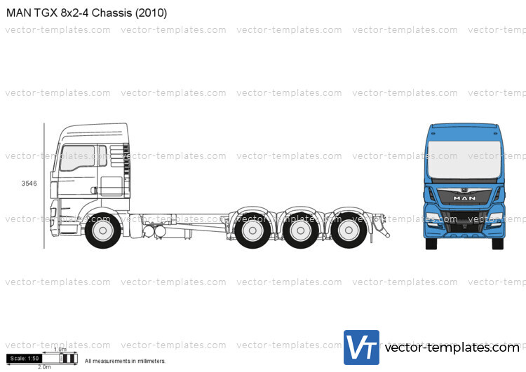 MAN TGX 8x2-4 Chassis