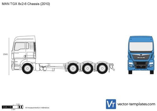 MAN TGX 8x2-6 Chassis