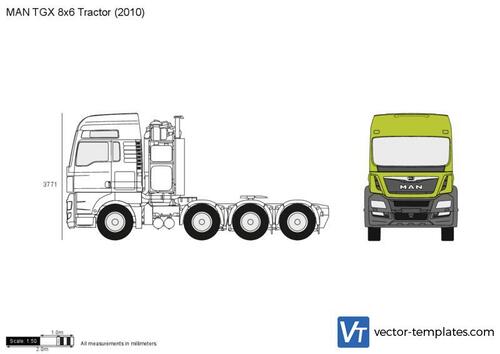 MAN TGX 8x6 Tractor