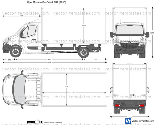 Opel Movano Box Van L3H1