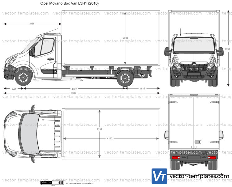 Opel Movano Box Van L3H1