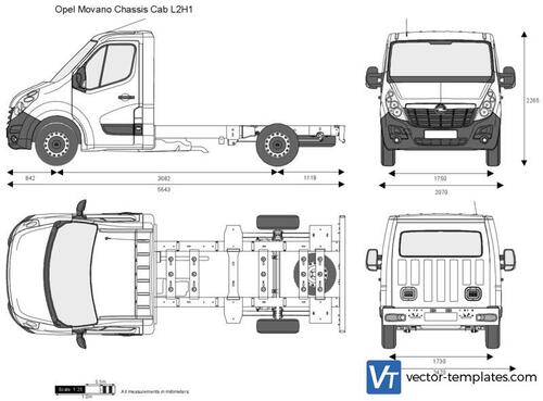 Opel Movano Chassis Cab L2H1