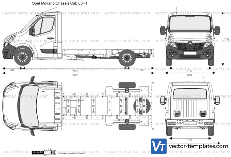 Opel Movano Chassis Cab L3H1