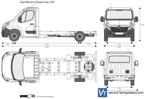 Opel Movano Chassis Cab L3H1