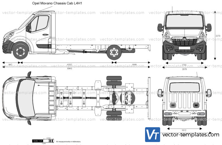 Opel Movano Chassis Cab L4H1