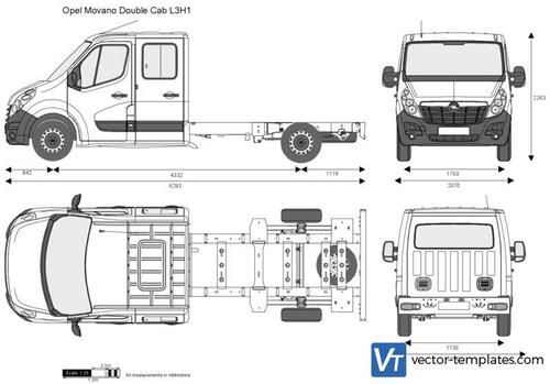 Opel Movano Double Cab L3H1