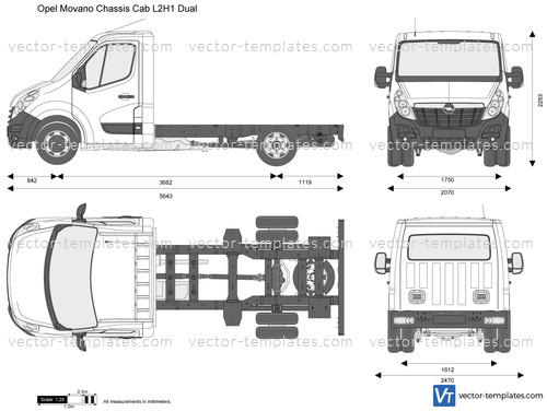 Opel Movano Chassis Cab L2H1 Dual