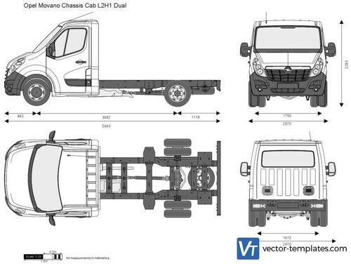 Opel Movano Chassis Cab L2H1 Dual