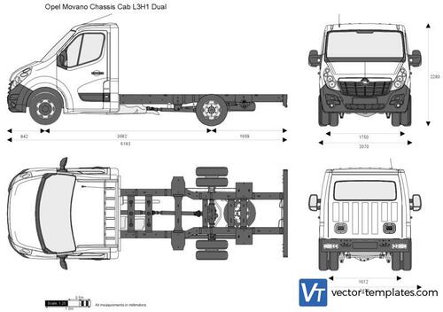 Opel Movano Chassis Cab L3H1 Dual