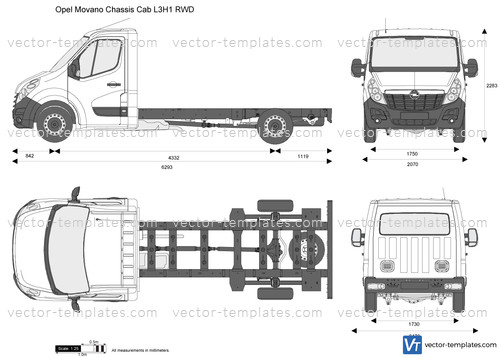 Opel Movano Chassis Cab L3H1 RWD