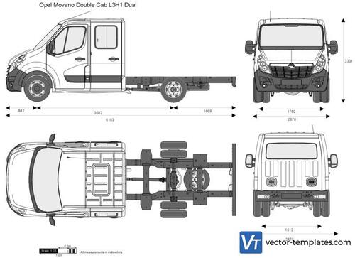 Opel Movano Double Cab L3H1 Dual