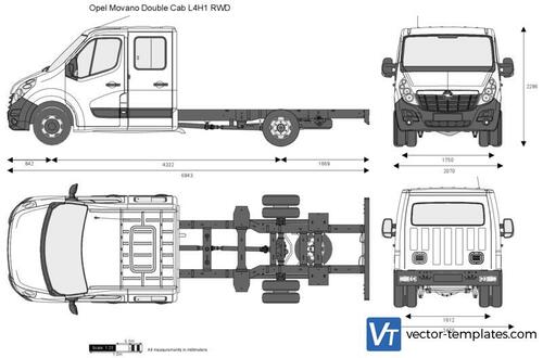 Opel Movano Double Cab L4H1 RWD