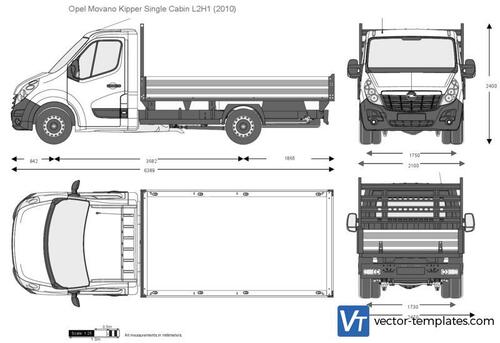 Opel Movano Kipper Single Cabin L2H1