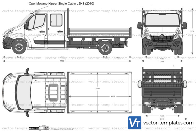 Opel Movano Kipper Single Cabin L3H1