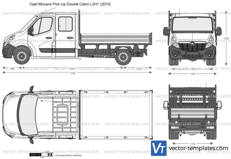 Opel Movano Pick-Up Double Cabin L2H1