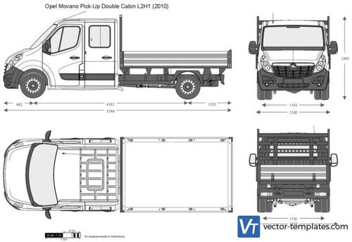 Opel Movano Pick-Up Double Cabin L2H1