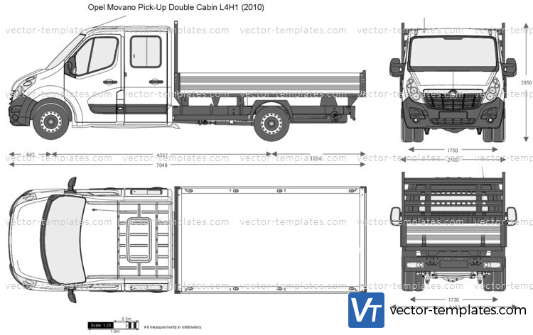 Opel Movano Pick-Up Double Cabin L4H1