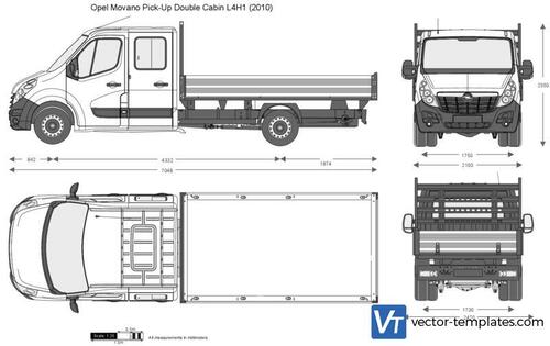 Opel Movano Pick-Up Double Cabin L4H1