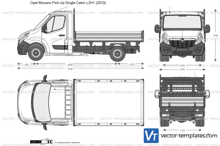 Opel Movano Pick-Up Single Cabin L2H1