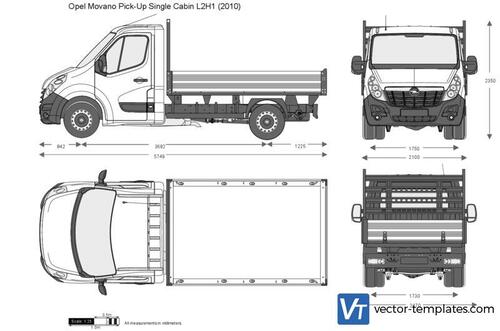 Opel Movano Pick-Up Single Cabin L2H1