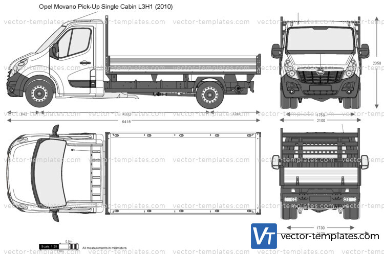 Opel Movano Pick-Up Single Cabin L3H1