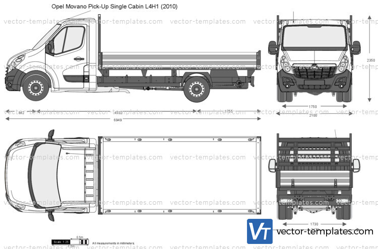 Opel Movano Pick-Up Single Cabin L4H1