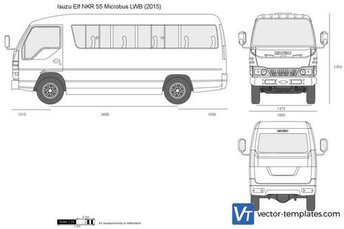 Isuzu Elf NKR 55 Microbus LWB