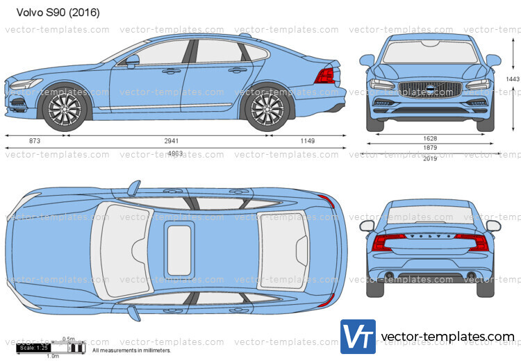 Volvo s60 размеры