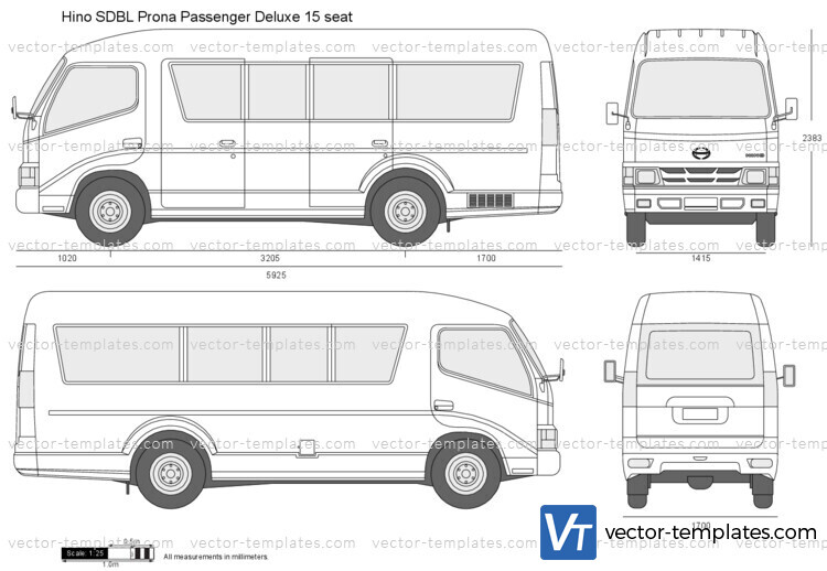 Hino SDBL Prona Passenger Deluxe 15 seat