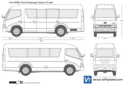 Hino SDBL Prona Passenger Deluxe 15 seat