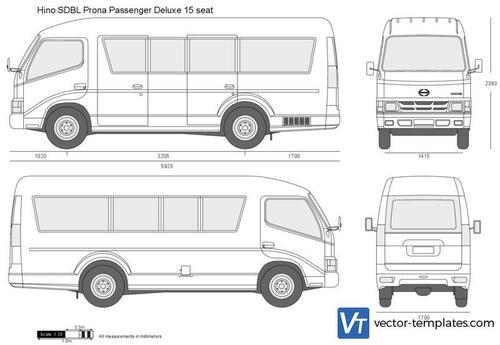 Hino SDBL Prona Passenger Deluxe 15 seat