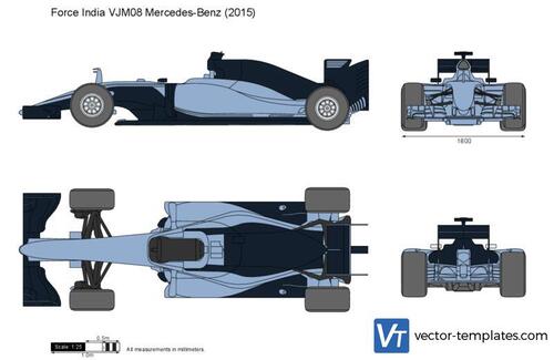 Force India VJM08 Mercedes-Benz Formula 1 F1