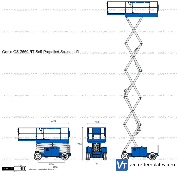 Genie GS-2669 RT Self-Propelled Scissor Lift