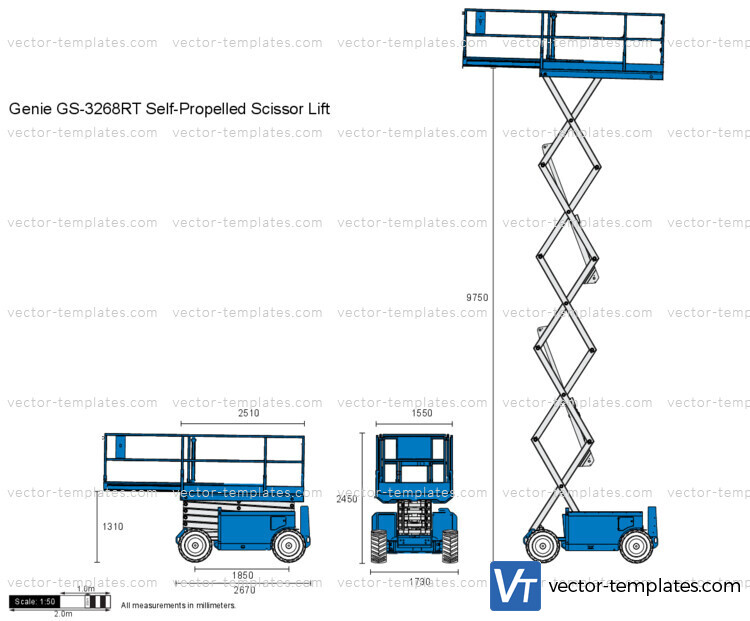 Genie GS-3268RT Self-Propelled Scissor Lift