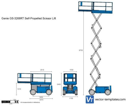 Genie GS-3268RT Self-Propelled Scissor Lift