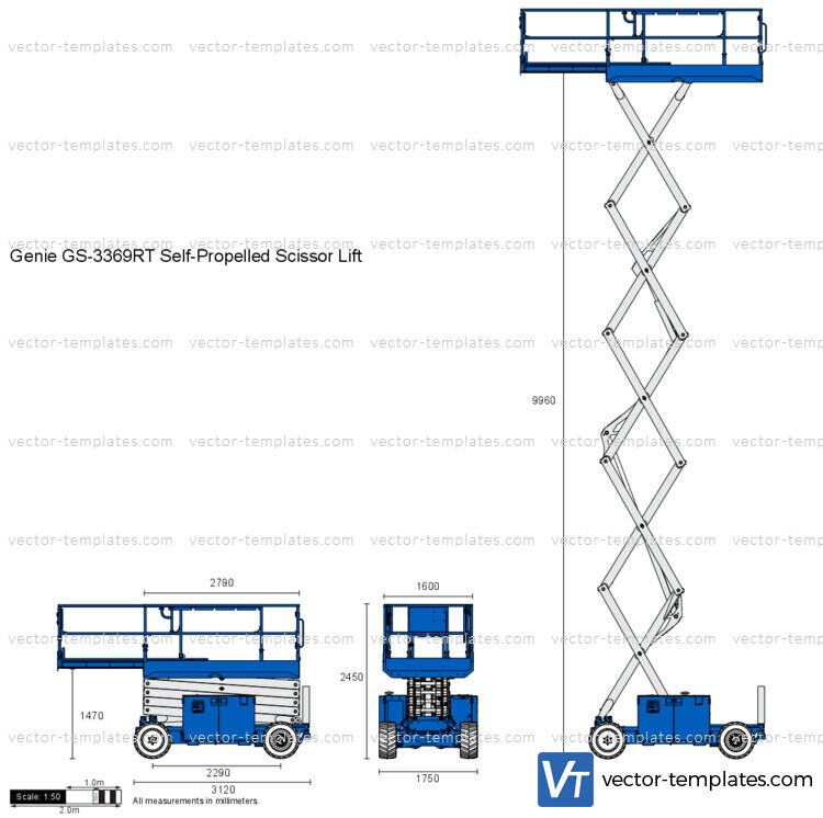 Genie GS-3369RT Self-Propelled Scissor Lift