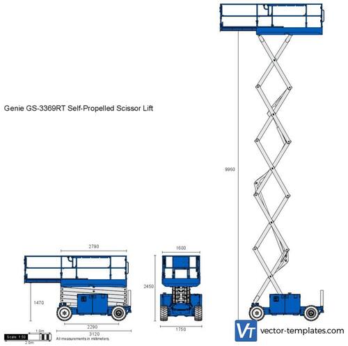 Genie GS-3369RT Self-Propelled Scissor Lift