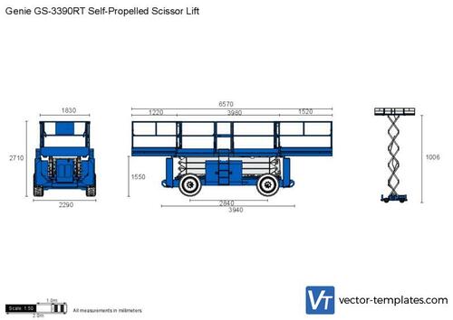 Genie GS-3390RT Self-Propelled Scissor Lift