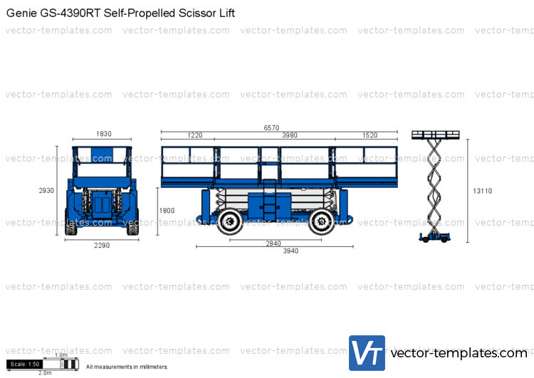 Genie GS-4390RT Self-Propelled Scissor Lift