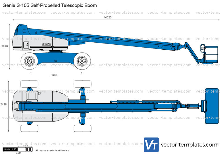 Genie S-105 Self-Propelled Telescopic Boom